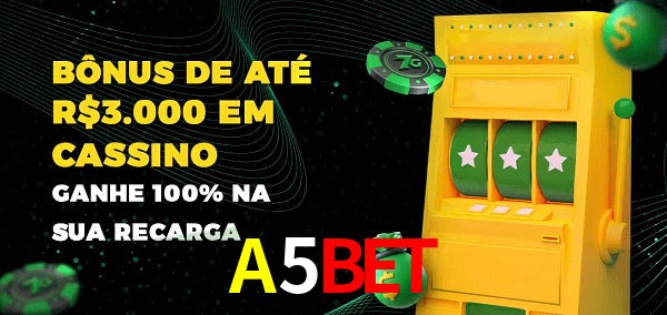 A5Bet melhor bônus de depósito